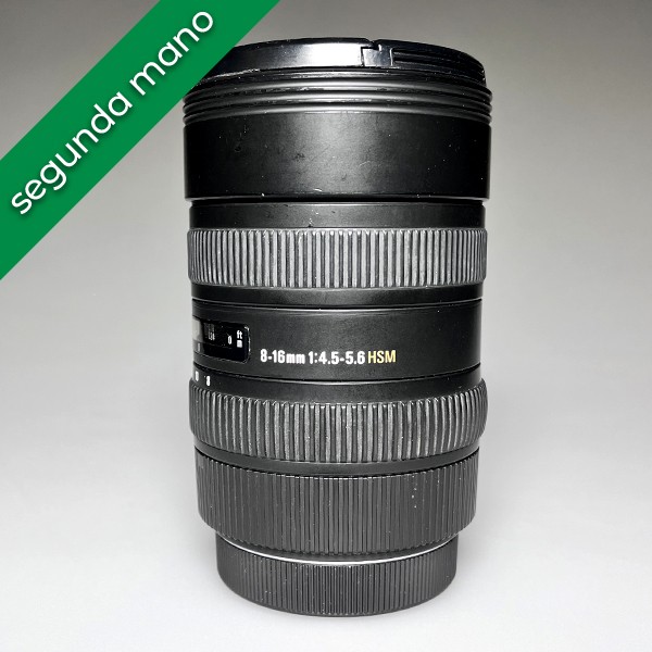 Comprar Sigma 8-16mm F4.5-5.6 HSM con montura Canon EF | Segunda ...